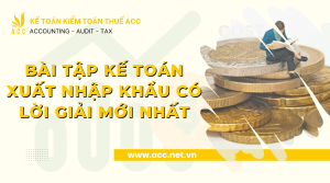 Bài tập kế toán xuất nhập khẩu có lời giải mới nhất