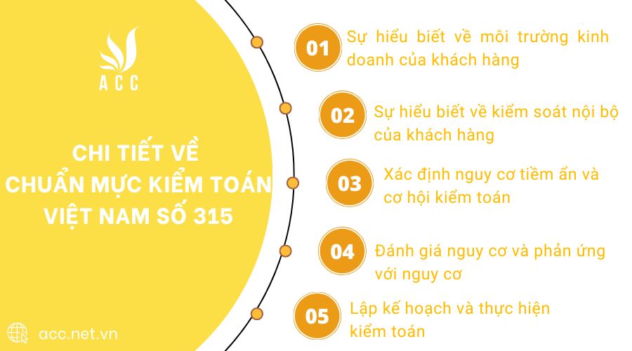 Chi tiết về chuẩn mực kiểm toán Việt Nam số 315