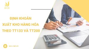 Định khoản xuất kho hàng hóa theo TT133 và TT200