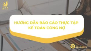 Hướng dẫn báo cáo thực tập kế toán công nợ