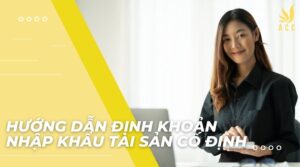 Hướng dẫn định khoản nhập khẩu tài sản cố định