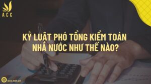 Kỷ luật phó tổng kiểm toán nhà nước như thế nào