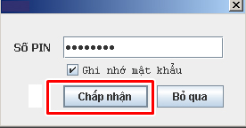 Sau khi nhập đúng mã PIN và nhấn “Chấp nhận”, hệ thống sẽ thông báo ký điện tử thành công.