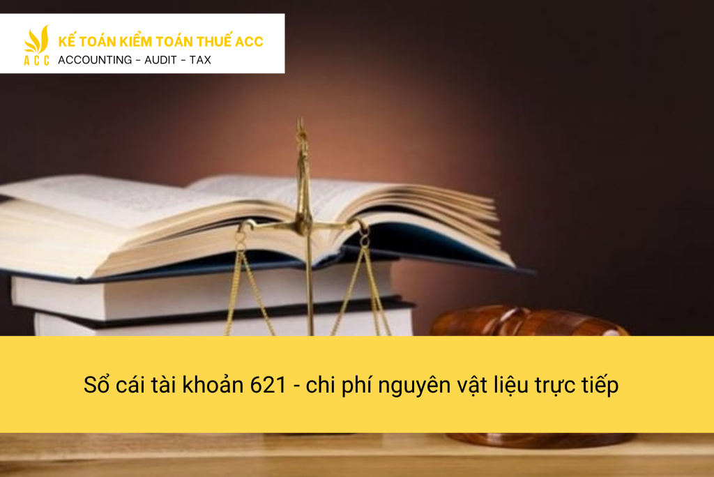 sổ cái tài khoản 621