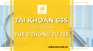 Tài khoản 635 (Chi phí tài chính) theo thông tư 133