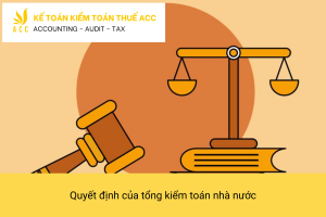 Quyết định của tổng kiểm toán nhà nước