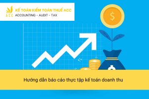 Hướng dẫn báo cáo thực tập kế toán doanh thu