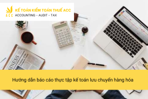 Hướng dẫn báo cáo thực tập kế toán lưu chuyển hàng hóa