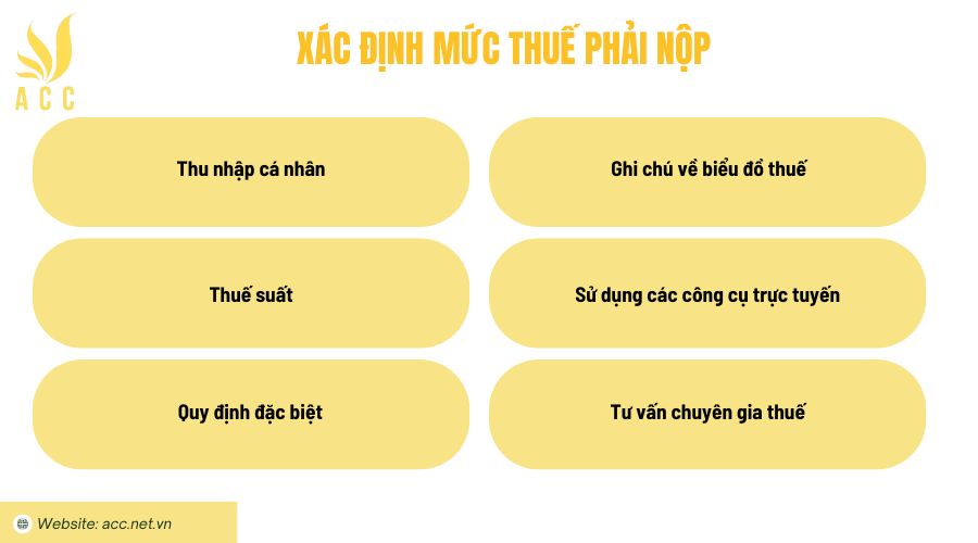 Xác định mức thuế phải nộp