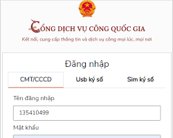 Cách đăng ký mã số thuế online