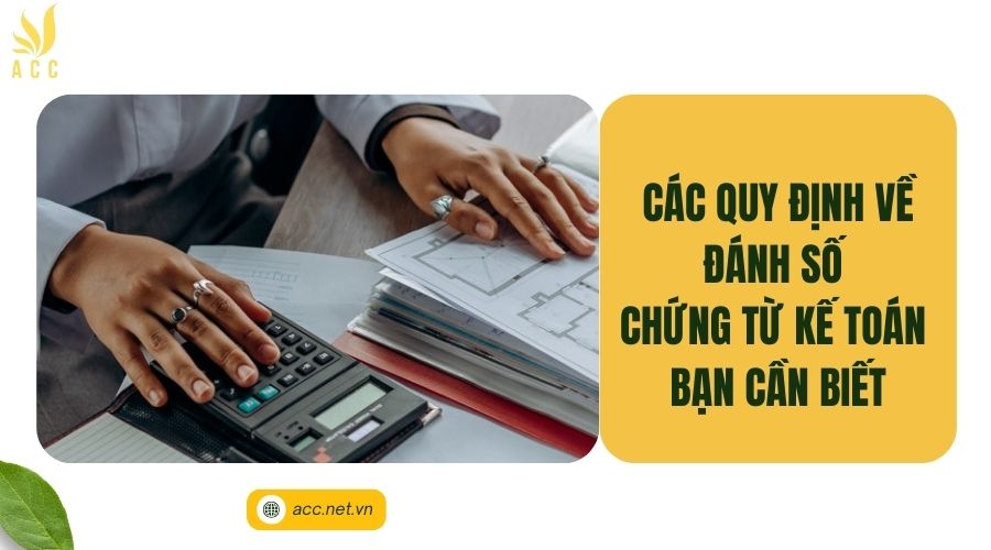 Các quy định về đánh số chứng từ kế toán bạn cần biết