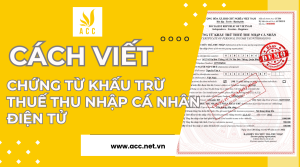 chứng từ khấu trừ thuế TNCN điện tử