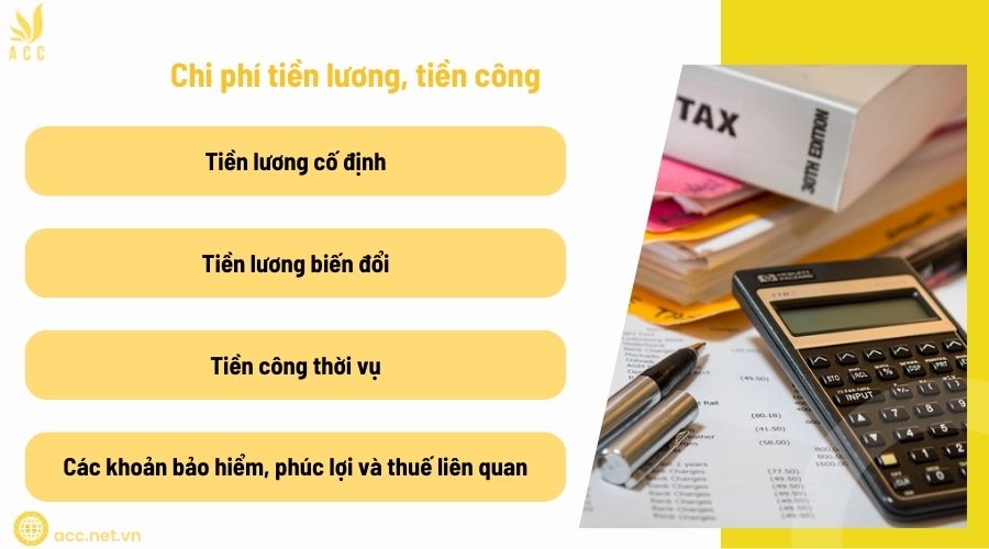 Chi phí tiền lương, tiền công