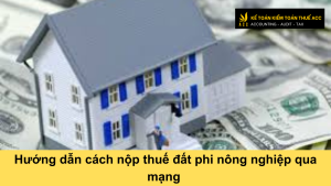 Hướng dẫn cách nộp thuế đất phi nông nghiệp qua mạng