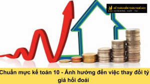 Chuẩn mực kế toán 10  - Ảnh hưởng đến việc thay đổi tỷ giá hối đoái 