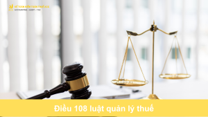 Điều 108 luật quản lý thuế