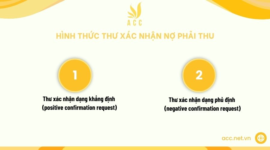 Hình thức thư xác nhận nợ phải thu