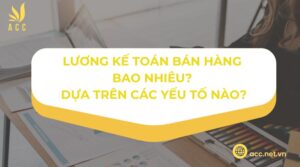 Lương kế toán bán hàng bao nhiêu Dựa trên các yếu tố nào