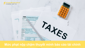 Mức phạt nộp chậm thuyết minh báo cáo tài chính