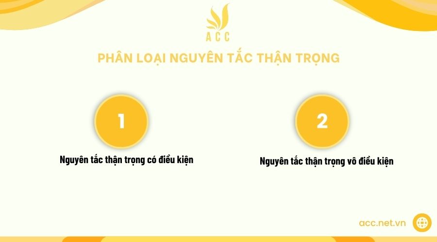 Phân loại nguyên tắc thận trọng