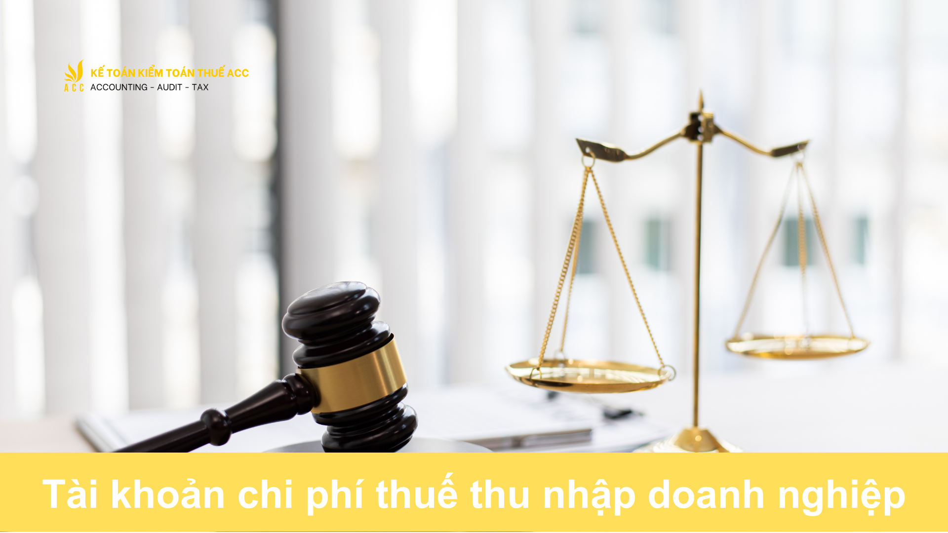 Tài khoản chi phí thuế thu nhập doanh nghiệp