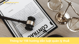 Thông tư 156 hướng dẫn luật quản lý thuế