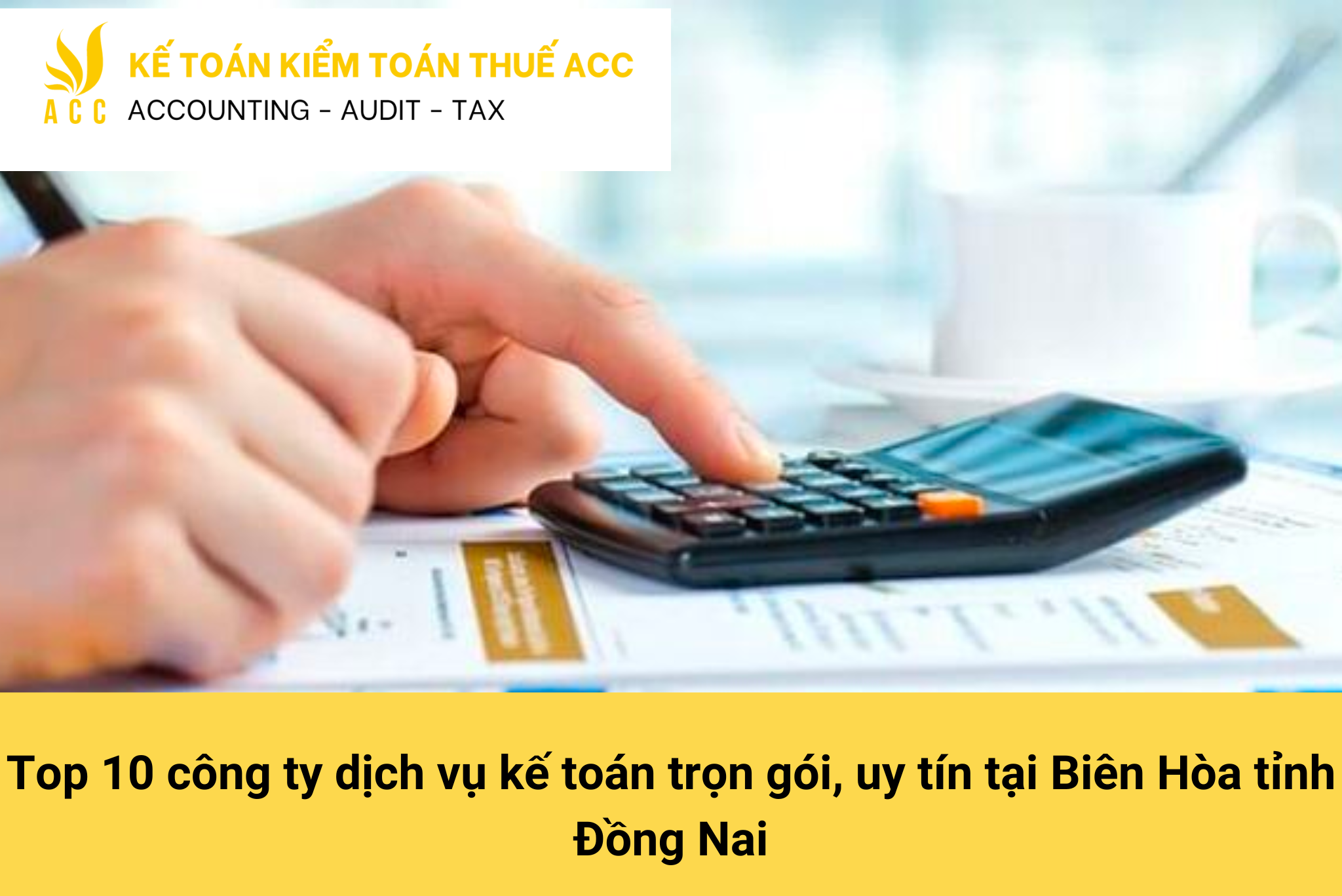 Top 10 công ty dịch vụ kế toán trọn gói, uy tín tại Biên Hòa tỉnh Đồng Nai