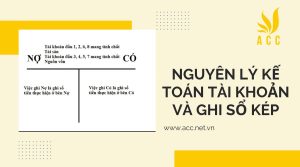 Nguyên lý kế toán về tài khoản và ghi sổ kép