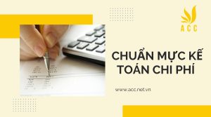 Chuẩn mực kế toán chi phí