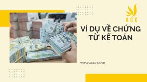 Các ví dụ về các loại chứng từ kế toán ?