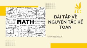 Những dạng bài tập về nguyên tắc kế toán có lời giải và ví dụ