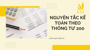 Nguyên tắc kế toán theo thông tư 200 bao gồm những khoản thu gì?