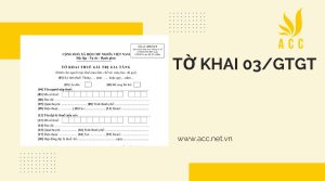 Mẫu tờ khai tờ khai 03/GTGT mới nhất 2023