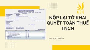 Hướng dẫn điều chỉnh bổ sung tờ khai quyết toán thuế TNCN 