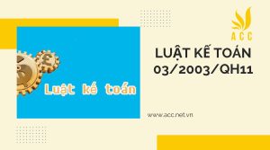 Luật kế toán 03/2003/qh11 chi tiết nhất