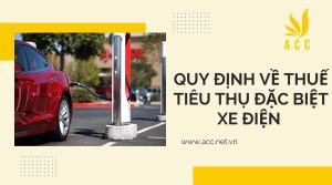 Quy định về thuế tiêu thụ đặc biệt xe điện