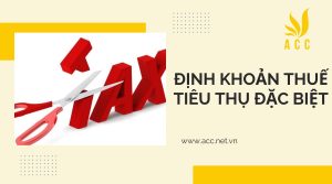 Quy định kế toán định khoản thuế tiêu thụ đặc biệt