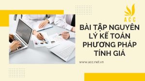 Bài tập nguyên lý kế toán về phương pháp tính giá