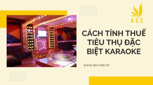 Hướng dẫn cách tính thuế tiêu thụ đặc biệt karaoke