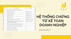 Hệ thống chứng từ kế toán doanh nghiệp mới nhất dành cho DN vừa và nhỏ