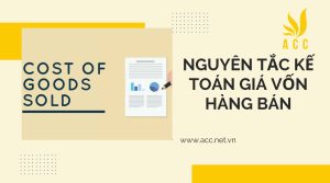 Các nguyên tắc kế toán giá vốn hàng bán và cách áp dụng đúng