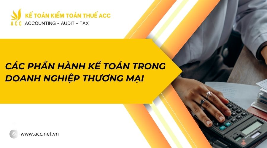phần hành kế toán trong doanh nghiệp thương mại