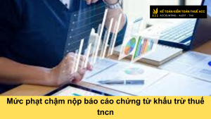 Mức phạt chậm nộp báo cáo chứng từ khấu trừ thuế tncn