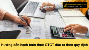 Hướng dẫn hạch toán thuế GTGT đầu ra theo quy định