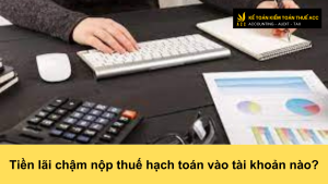 Tiền lãi chậm nộp thuế hạch toán vào tài khoản nào?