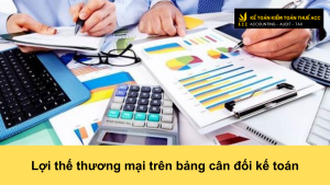 Lợi thế thương mại trên bảng cân đối kế toán