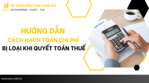 Hướng dẫn cách hạch toán chi phí bị loại khi quyết toán thuế