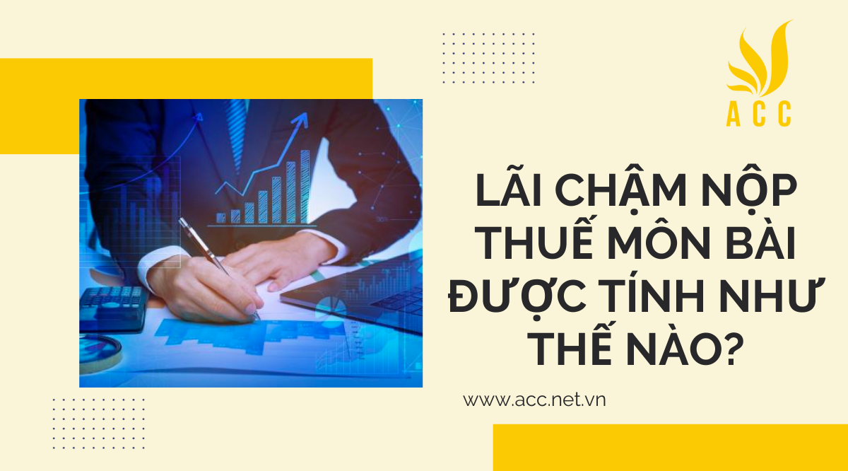 Lãi chậm nộp thuế môn bài được tính như thế nào