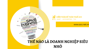 Thế nào là doanh nghiệp siêu nhỏ