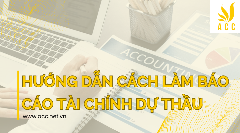 Hướng dẫn cách làm báo cáo tài chính dự thầu